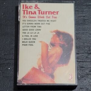 Vtg 1985 Ike & Tina Turner It's Gonna Work Out Fine Cassette Tape